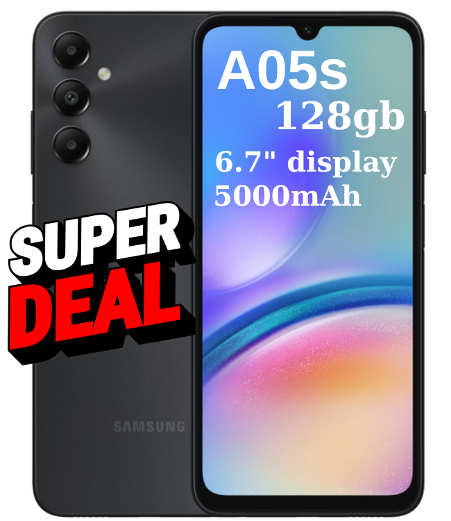 Telefon 128gb A05s Samsung Galaxy A05s, 128GB, 4GB RAM, 4G, Black-