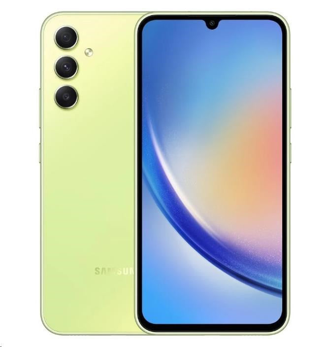 Telefon mobil Samsung Galaxy A34, Dual SIM, 8GB RAM, 256GB, 5G, Light Green,