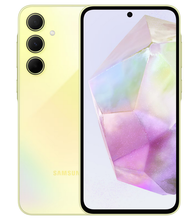 Telefon mobil Samsung Galaxy A35, Dual SIM, 6GB, 128GB, 5G, Lemon