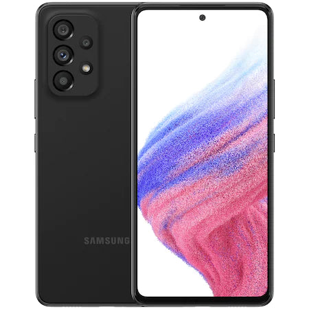 RESIGILAT Telefon mobil Samsung Galaxy A53, Dual SIM, 6GB RAM, 128GB, 5G, Awesome Black