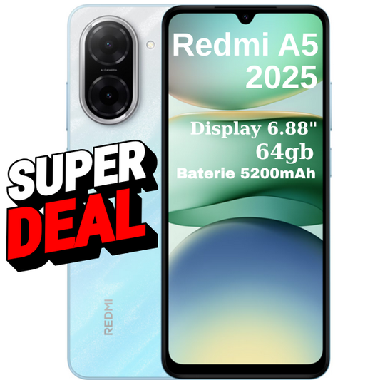 Telefon mobil Xiaomi Redmi A5, 3GB RAM, 64GB, 4G, Display 6.88  , 5200mAh, Ocean Blue
