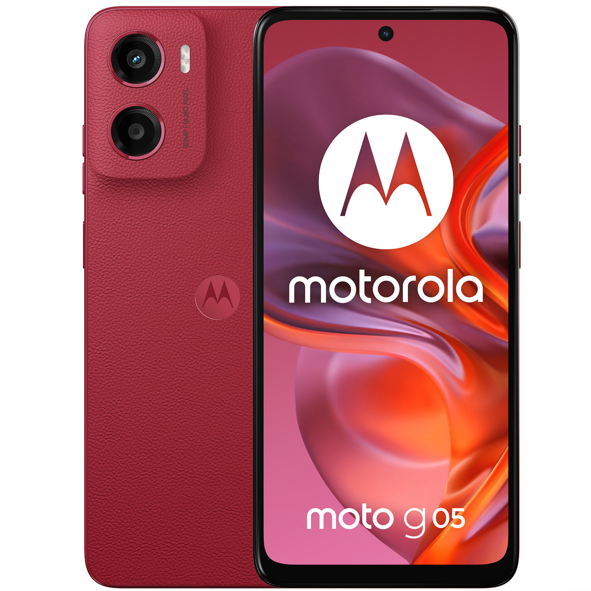 Telefon Motorola Moto G05, 64 GB + 4 GB, Display 6.67 , Octa Core 2.0 GHz, Plum Red