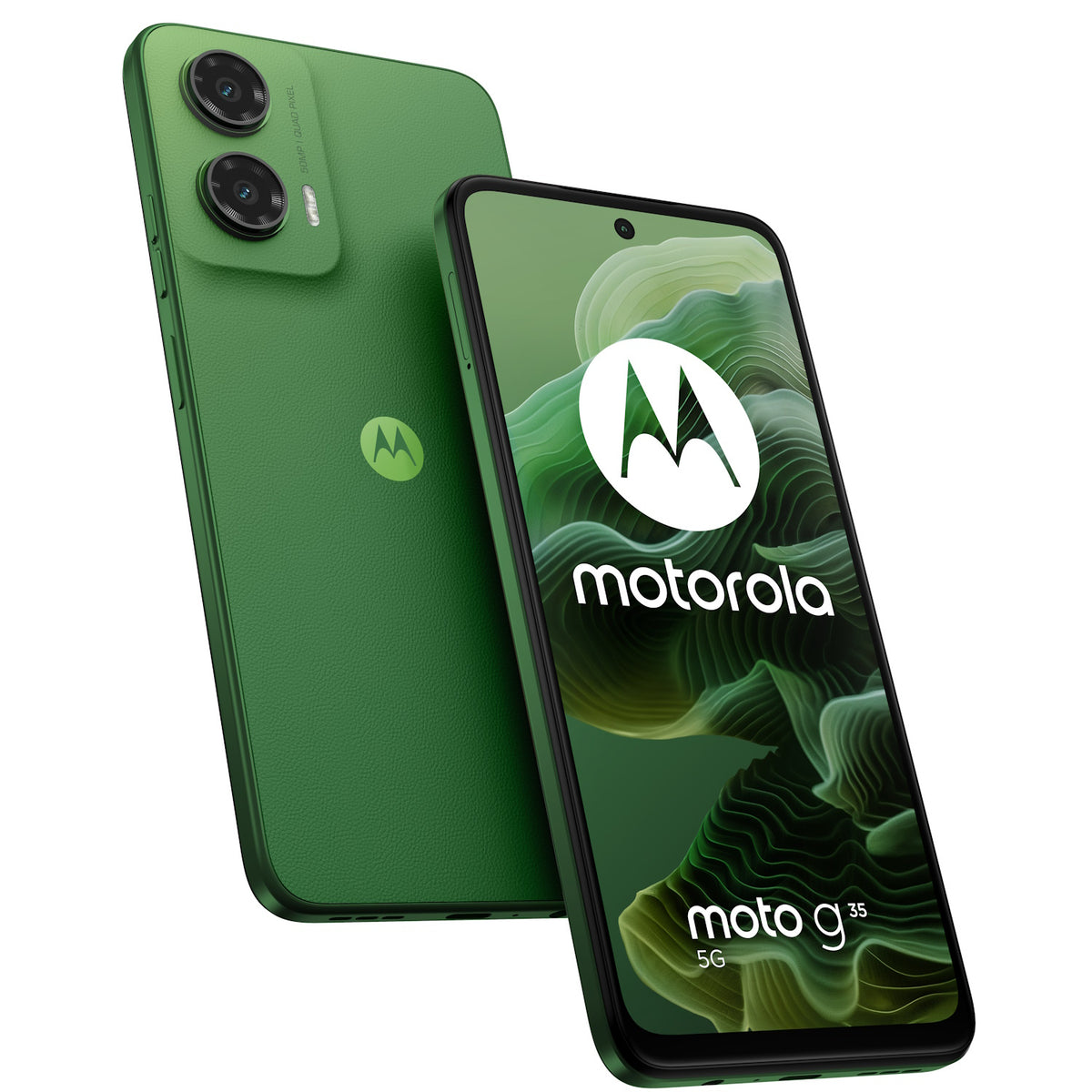 Telefon Moto G35 5G, eSIM, 128 GB, 4Gb Ram, 6.72   Display, Octa Core 2.2 GHz, Leaf Green