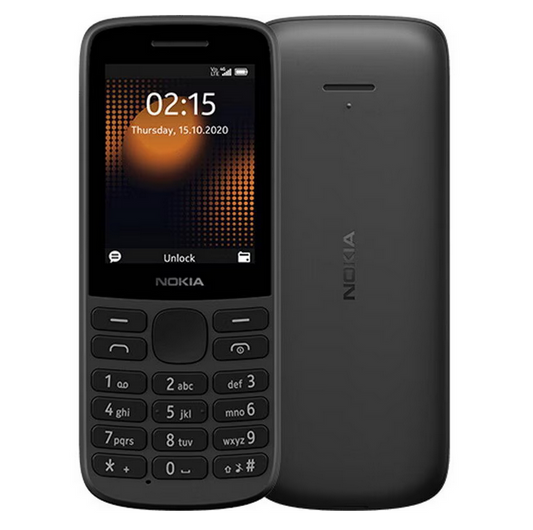 Telefon Nokia 215  Black 4G TA-1284 / Telefon cu butoane, taste , Telefon seniori batrani