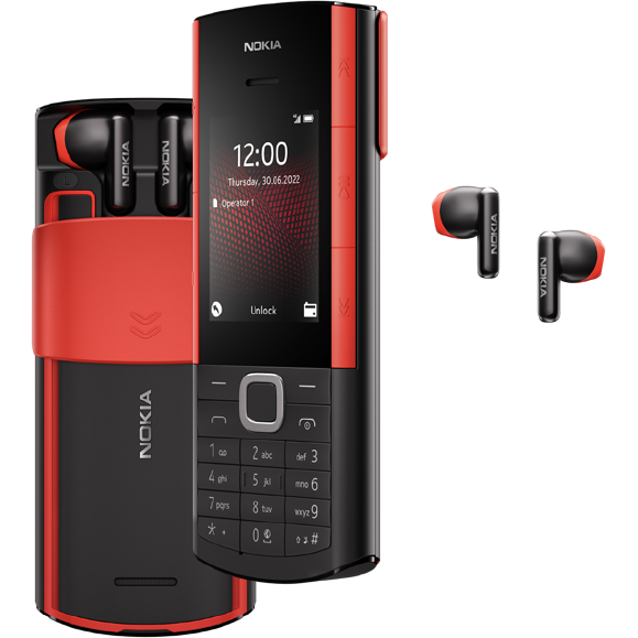 Telefon Nokia 5710 XpressAudio 4G Dual SIM Black + casti