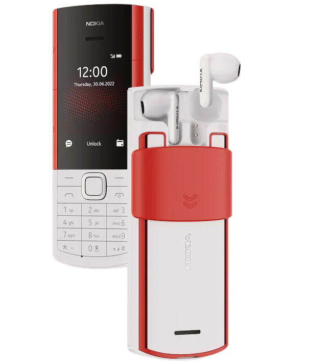 Telefon Nokia 5710 XpressAudio 4G Dual SIM Alb + casti