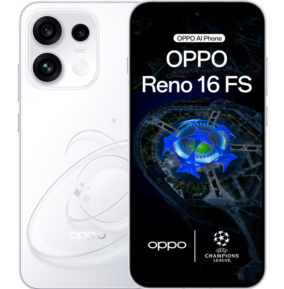 Telefon OPPO Reno16 FS 5G 512GB 8GB RAM Dual SIM Pop White