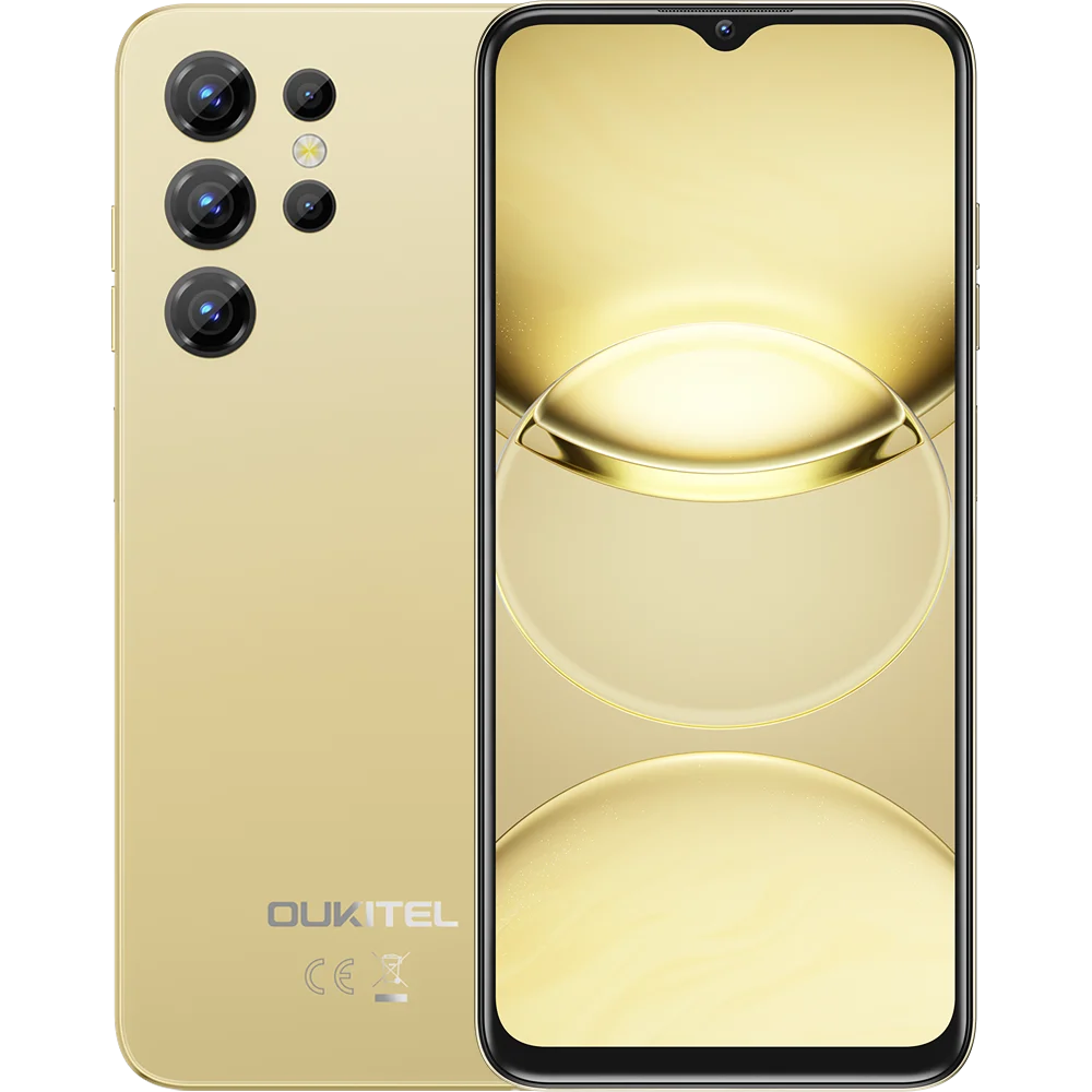 Telefon Oukitel C1 (2025), 4G, IPS 6.56-inch 90Hz, 12GB RAM (4+8), 128GB, 5150mAh, Android 15, Gold, ieftin