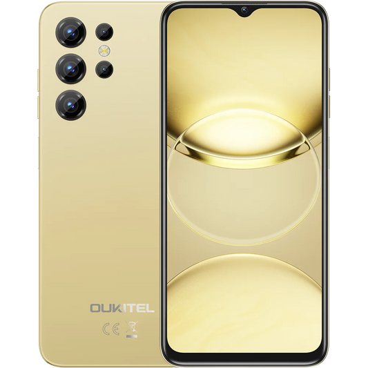Telefon Oukitel C1 (2025), 4G, IPS 6.56-inch 90Hz, 12GB RAM (4+8), 128GB, 5150mAh, Android 15, Gold, ieftin