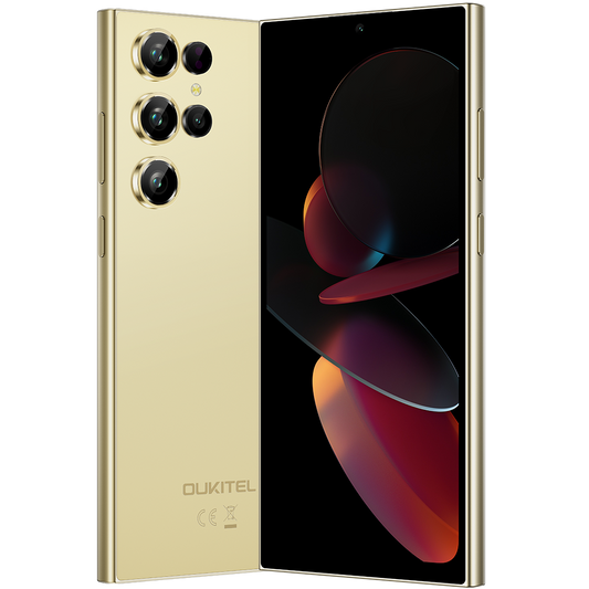Telefon Oukitel C61, 4G, 128gb, display 6.88inch, 90Hz, 16GB RAM, 5150mAh, Gold