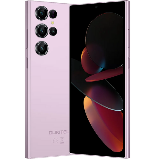 Telefon Oukitel C61, 4G, 128gb, display 6.88inch, 90Hz, 16GB RAM, 5150mAh, Pink- Copie