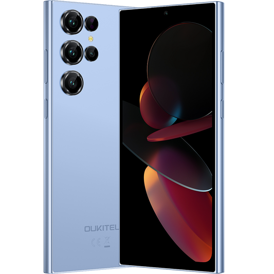 Telefon Oukitel C61, 4G, 128gb, display 6.88inch, 90Hz, 16GB RAM, 5150mAh, Blue