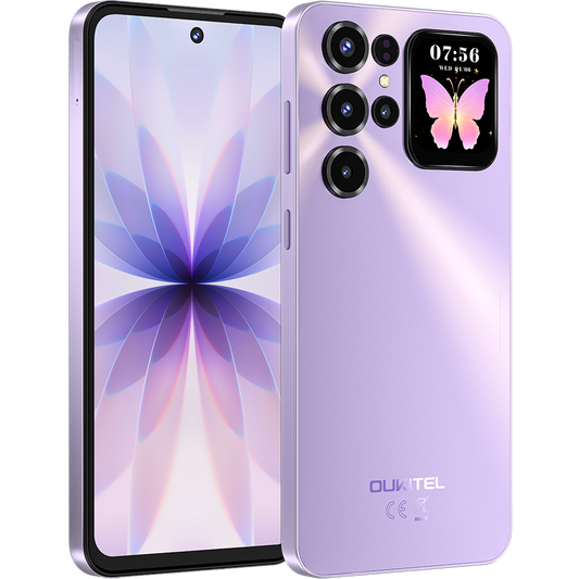 Telefon Oukitel C68 Plus, 4G, Display 7.2   120Hz + 1.81  , T615, 8GB RAM, 128GB, 6000mAh, Android 15, Mov , telefoane ieftine