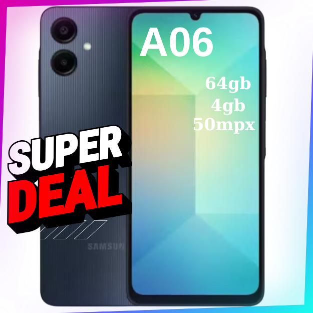 Telefon Samsung Galaxy A06 A065F 6.7   4Gb Ram, 64GB Dual Sim Blue Black, nu a05s