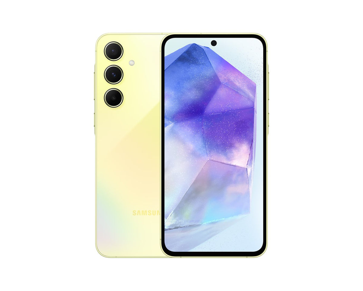 Telefon Samsung Galaxy A55, 8GB RAM, 128GB, Dual Sim, 5G, Awesome Lemon