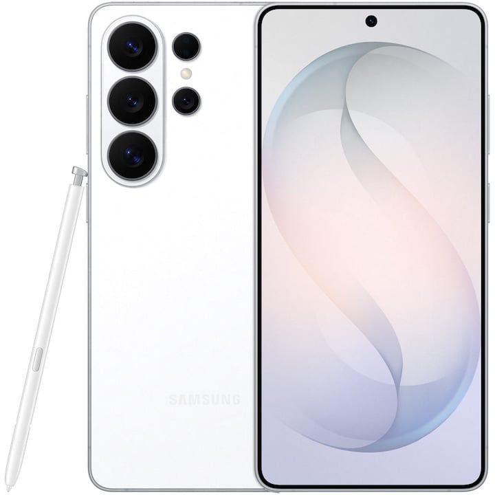 Telefon Samsung Galaxy S26 Ultra, Dual SIM, 12GB RAM, 256GB, 5G, White