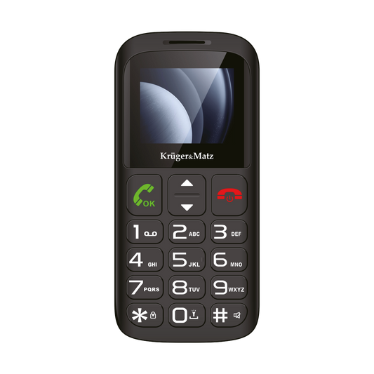 Telefon Seniori KrugerMatz Simple 923 4G Dual SIM cu Buton SOS, , Bluetooth și Lanternă