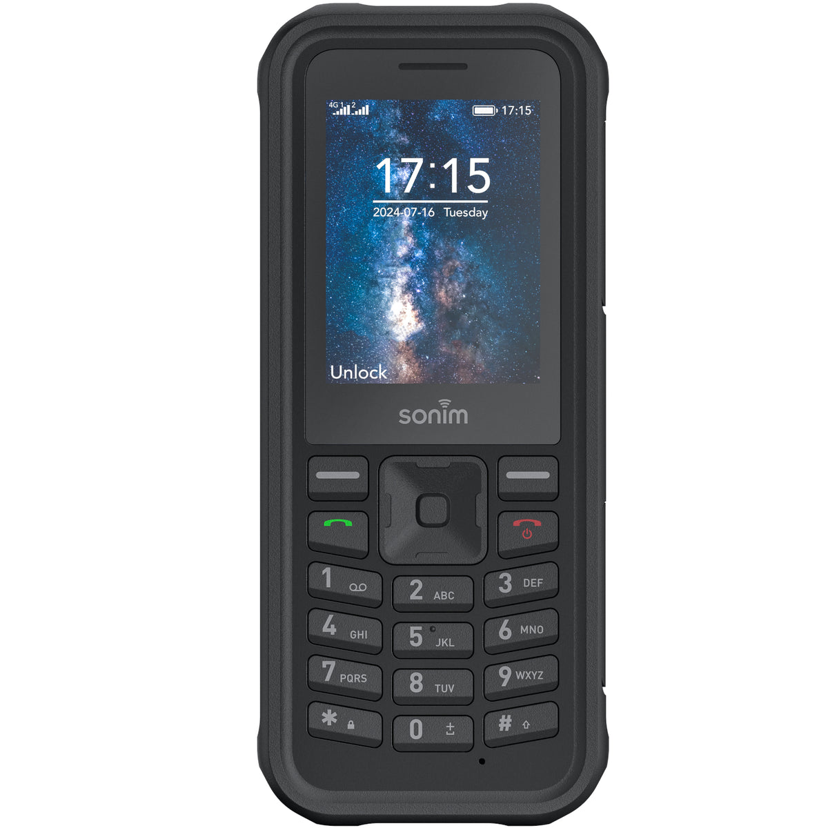 Telefon cu taste Sonim XP100, 4G, Rugged Bar, Black