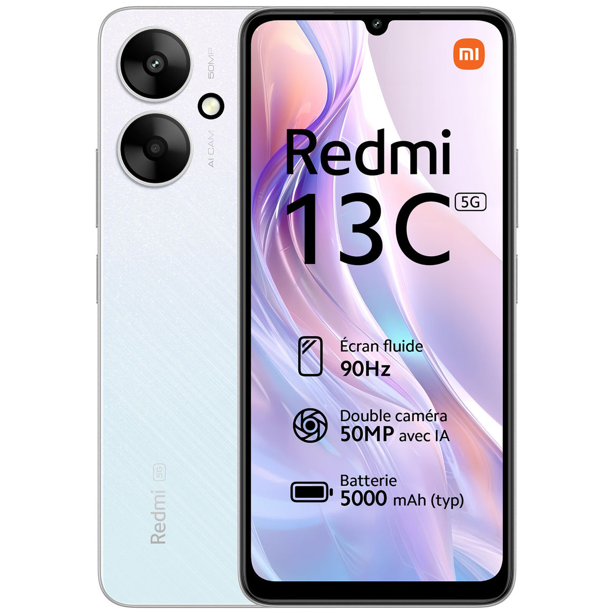 Telefon Xiaomi Redmi 13C 5G 4gb ram 128GB Dual Sim 5G Silver,