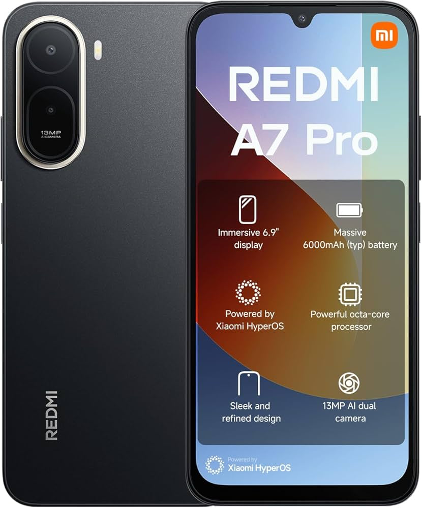 Telefon Xiaomi REDMI A7 Pro, 4G RAM, 64GB ROM, Black