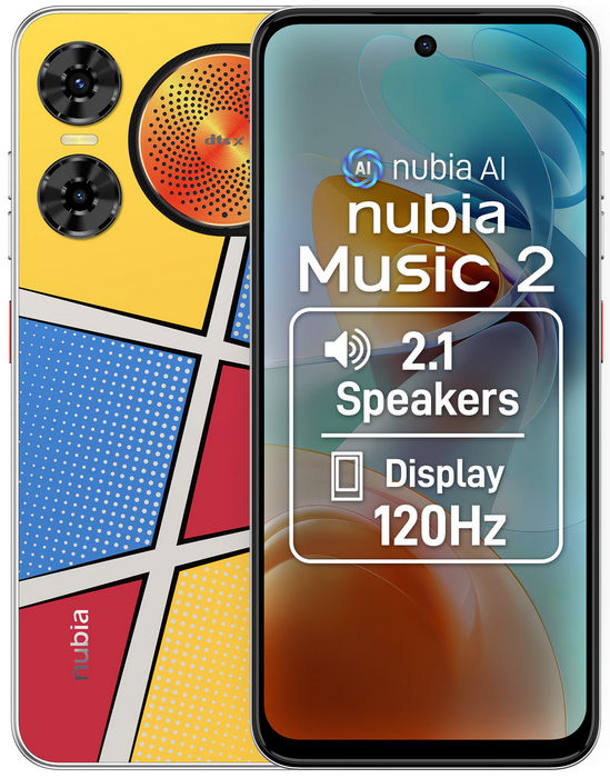 Telefon ZTE Nubia Music 2, 128gb, 4gb ram, NFC, Display 6.7   120hz, Baterie 5000mAh, 3 difuzoare pentru muzica