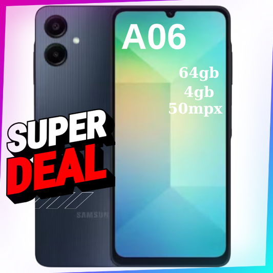 Telefon Samsung Galaxy A06 A065F 6.7" 4Gb Ram, 64GB Dual Sim Blue Black, nu a05s
