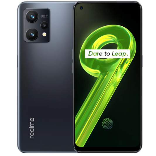 Telefon mobil Realme 9, Dual SIM, 4GB RAM, 64GB, 5G, Meteor Black