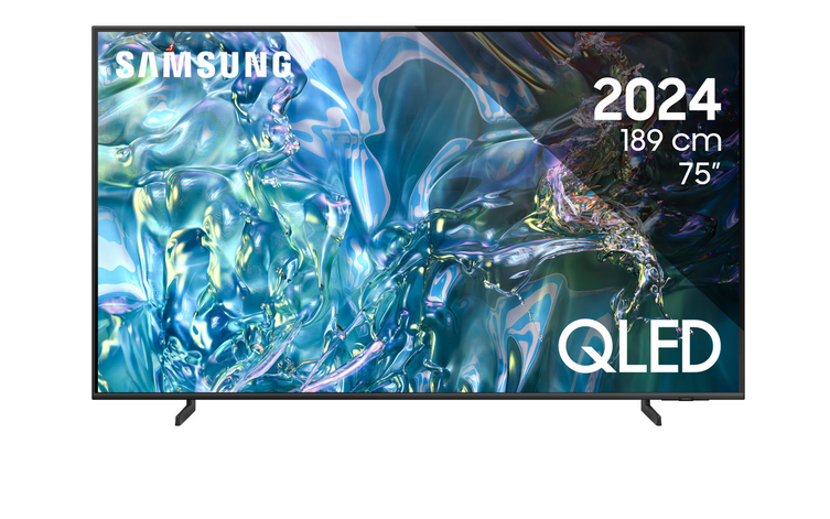 Televizor SAMSUNG QLED 75Q60D, 189 cm, Smart, 4K Ultra HD, Clasa D (Model 2024)