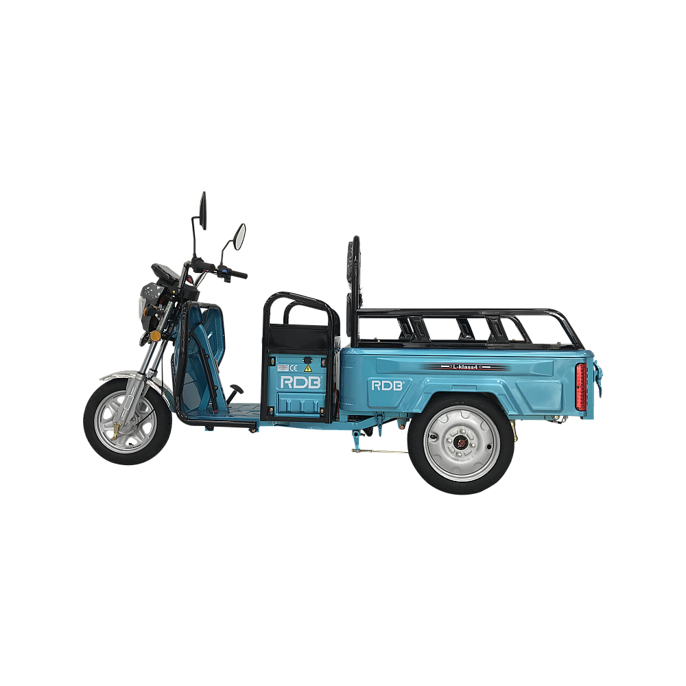 Triciclu electric RDB L-Klass4 fara permis, 1350W, 25 km h, cu Bena transport