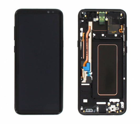Ecran Display cu rama Samsung Galaxy S8 Plus G955f Negru