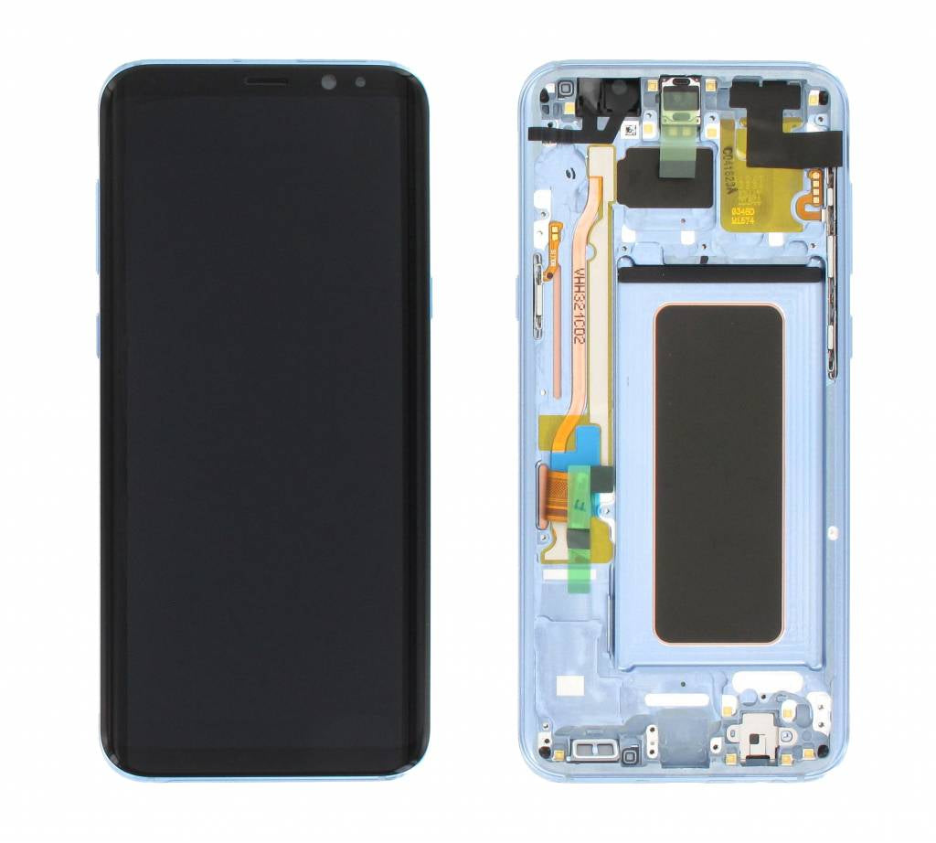Ecran Display cu touchscreen si rama Samsung Galaxy S8 Plus G955f Blue