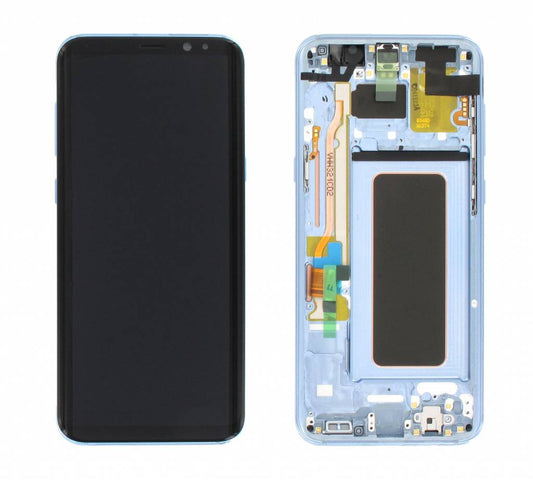 Ecran Display cu touchscreen si rama Samsung Galaxy S8 Plus G955f Blue