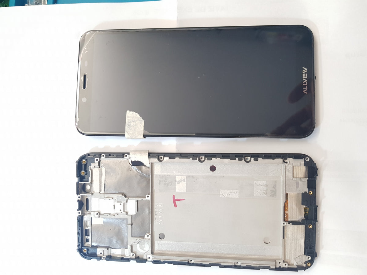 Ecran Display Allview X4 Soul infinity S cu Rama Blue Black